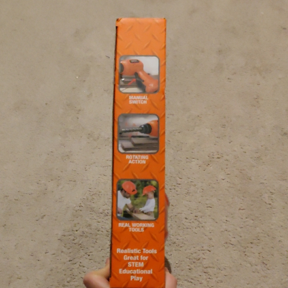 New!17-Piece Junior tools Kids Toy Set Orange realistic tool functions Y2K Retro - Picture 4 of 4